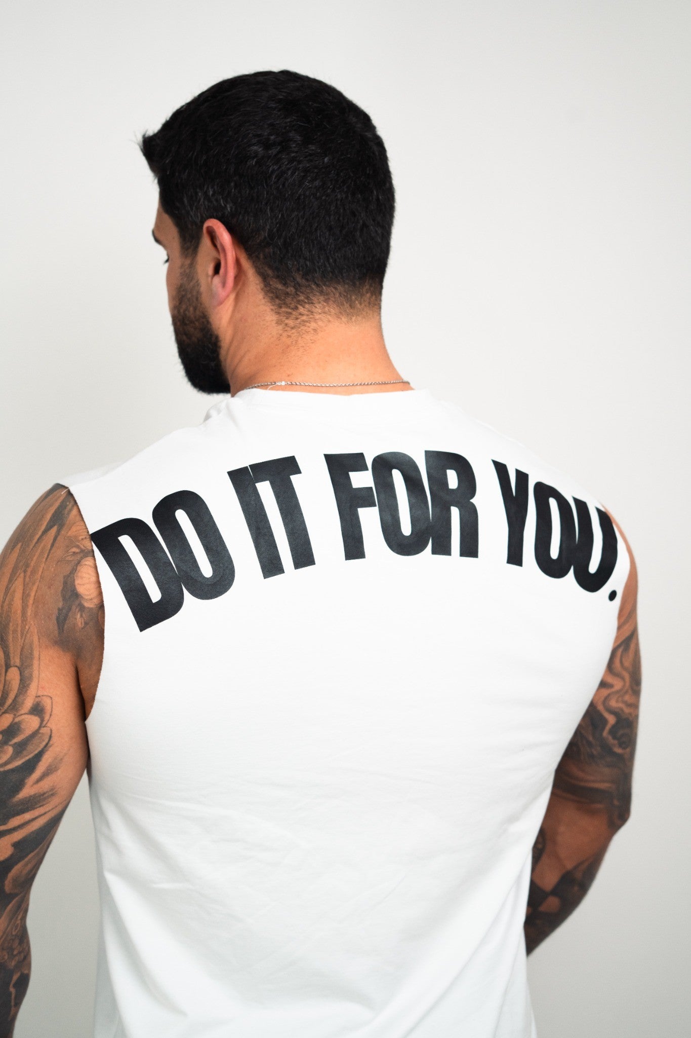 DOYU SLEEVELESS SHIRT WHITE