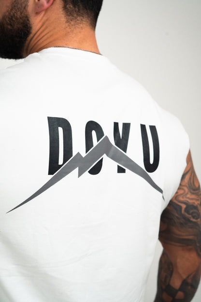 DOYU SLEEVELESS SHIRT WHITE MOUNTAIN